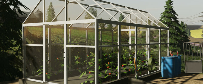 Objects Pack Of Polish Greenhouses With Tomatoes Farming Simulator mod