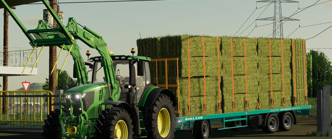 Ballentransport Rolland RP LCH Trailers Landwirtschafts Simulator mod