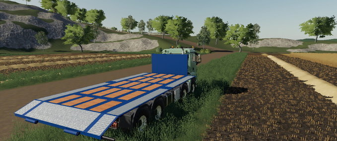 Anhänger Transport-Plattform 4000/H Landwirtschafts Simulator mod