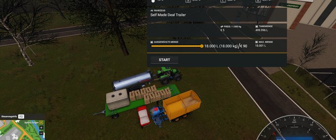 Implements (Fantasy)Supply trailer solid/fluid Cattle and Crops mod