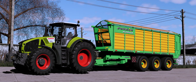 Anhänger Joskin Silospace 26/50 Landwirtschafts Simulator mod