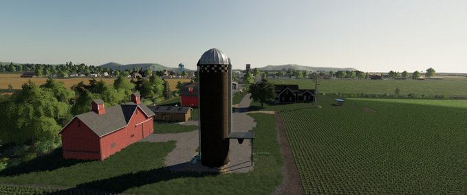 Gebäude US Heu Silo Landwirtschafts Simulator mod