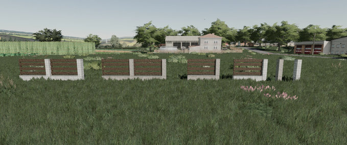 Objekte Packung Moderner Zaun Landwirtschafts Simulator mod