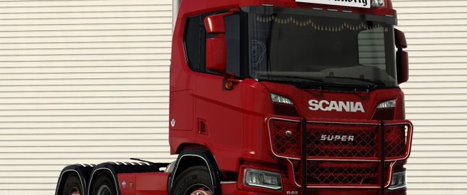 Trucks Scania Next-Gen Painted and Chrome Roofracks Eurotruck Simulator mod
