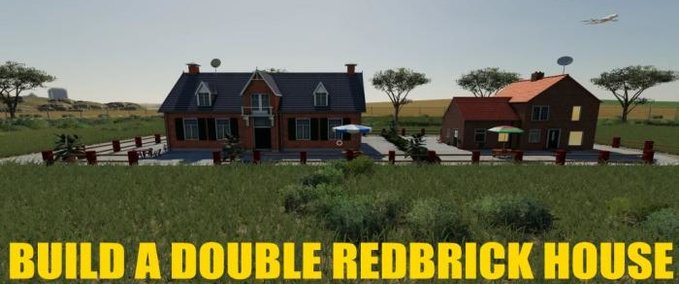 Ein Doppelhaus aus rotem Backstein bauen Mod Image