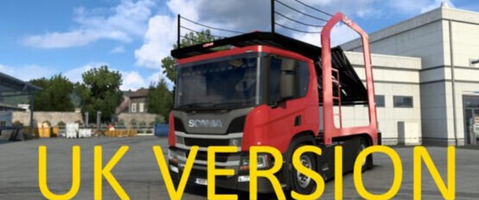 Trucks Scania P Autotransporter für das Eugene Scania Paket [1.40] Eurotruck Simulator mod