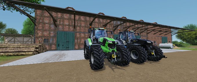 Traktoren Deutz 7250 TTV  Cattle and Crops mod