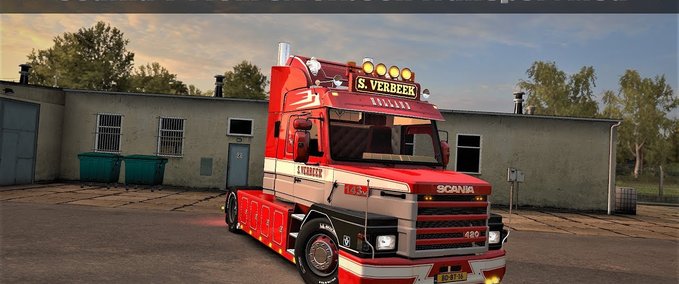 Trucks Scania T 143M Verbeek [1.40] Eurotruck Simulator mod