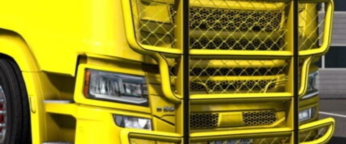 Trucks Trux-Sryle Painted Goliath Bullbar  Eurotruck Simulator mod