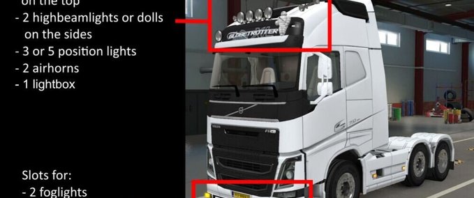 Trucks Volvo FH2012 Slots [1.40] Eurotruck Simulator mod