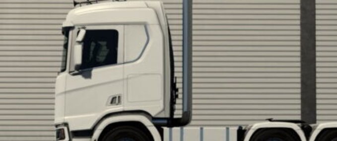 Trucks Scania Next Gen Straight Exhaust Pipes [1.40] Eurotruck Simulator mod