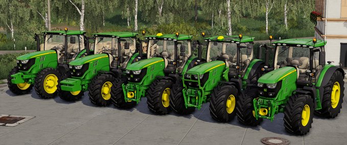 6000er John Deere 6R Medium Frame (2014-2021) Landwirtschafts Simulator mod