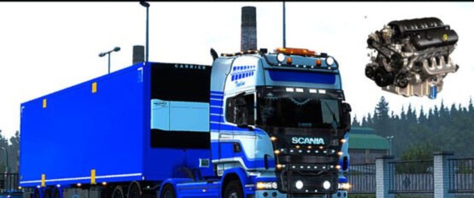 Trucks SCANIA R NEW V8 STOCK SOUND [1.40] Eurotruck Simulator mod