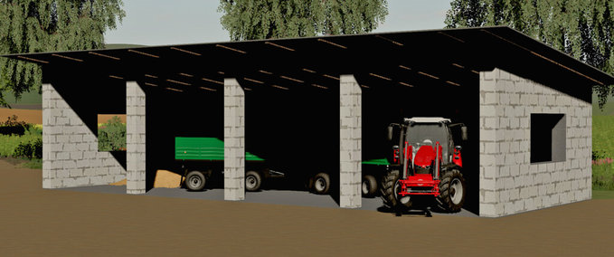 Objekte Mittelgroße Garage Landwirtschafts Simulator mod