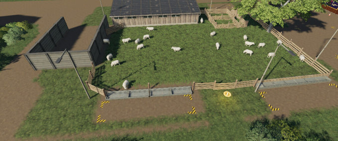Objekte Schafstall Mit Stroh Und Mist Landwirtschafts Simulator mod