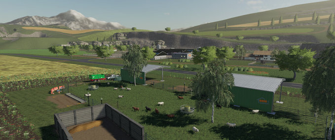 Gebäude Fröhliche Schafsfarm Landwirtschafts Simulator mod