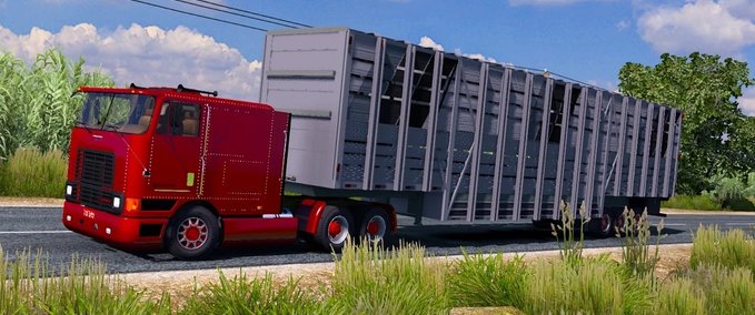 Trucks International Brazil Editon + Großer Viehtransporter [1.40] Eurotruck Simulator mod
