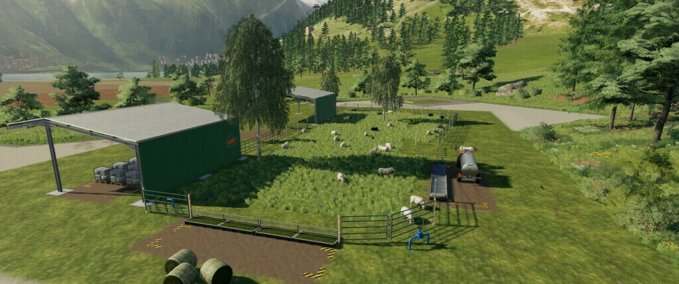 Gebäude Großer Schafstall Landwirtschafts Simulator mod