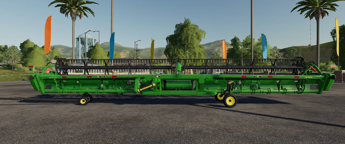 Schneidwerke & Schneidwerkswagen John Deere Draper 645 FD Landwirtschafts Simulator mod