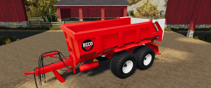 Anhänger Beco Gigant 140 Landwirtschafts Simulator mod