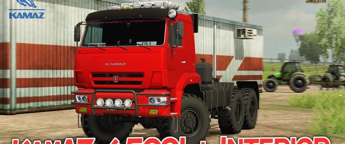 Trucks KamAZ 65221 + Interior (1.40.x)  Eurotruck Simulator mod