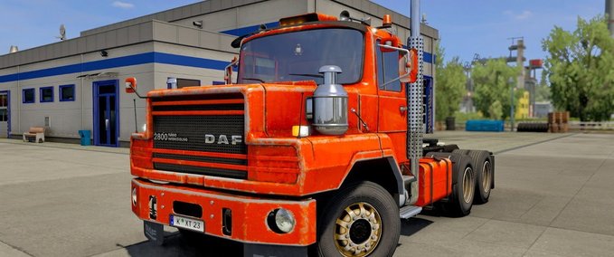Trucks DAF NTT LKW + Interieur von XBS (1.40.x) American Truck Simulator mod