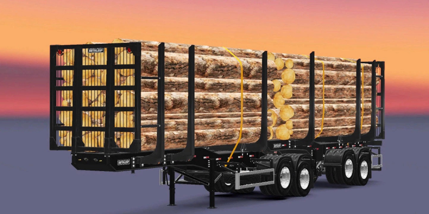 Metalesp Bi-Train Wood Transport 7 Axles v0.4.1 [1.40] - Thumbnail 1