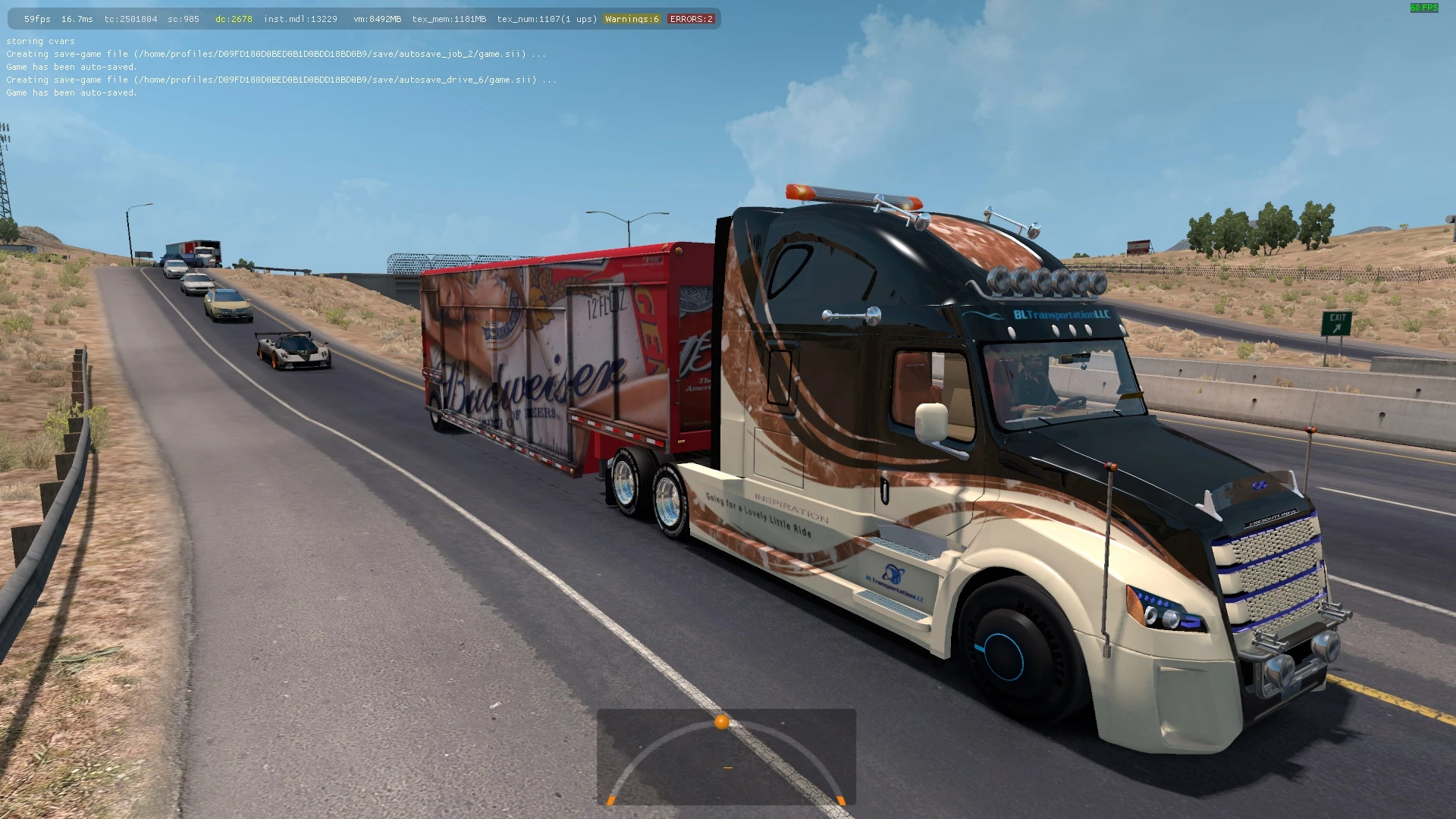 Freightliner Inspiration + Interior v1.1 (1.40.x) thumbnail 5