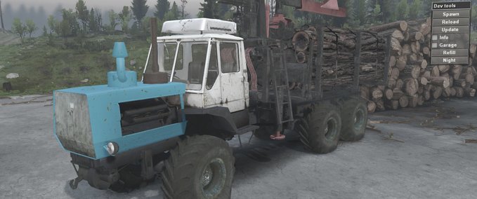 Fahrzeuge T-150 6x6 Spintires mod