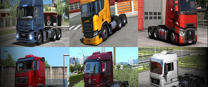 Trucks LKW Paket Brazil Edition [1.40] Eurotruck Simulator mod