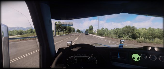 Trucks [ATS] Kratzer auf der Frontscheibe [1.40] American Truck Simulator mod