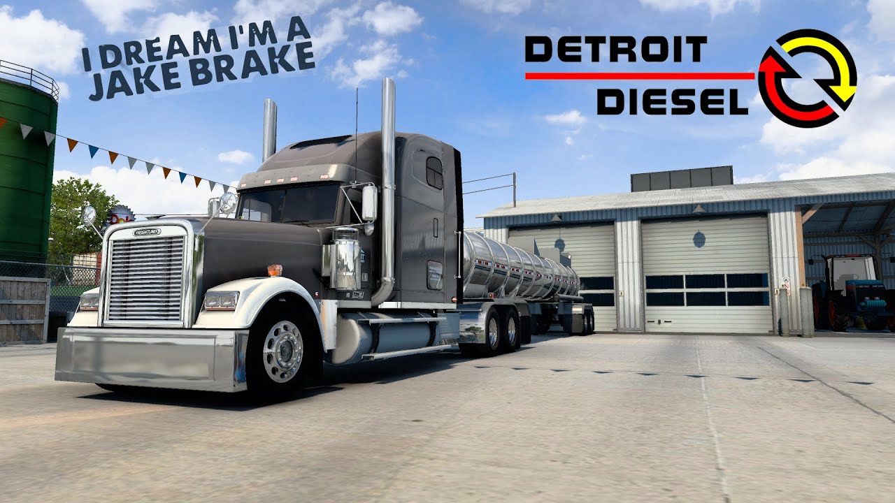 Freightliner Classic XL Detroit Diesel 60 Straight Pipes Sound Mod [1.40] - Thumbnail 1