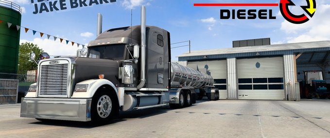 Trucks Freightliner Classic XL Detroit Diesel 60 Straight Pipes Sound Mod [1.40] American Truck Simulator mod