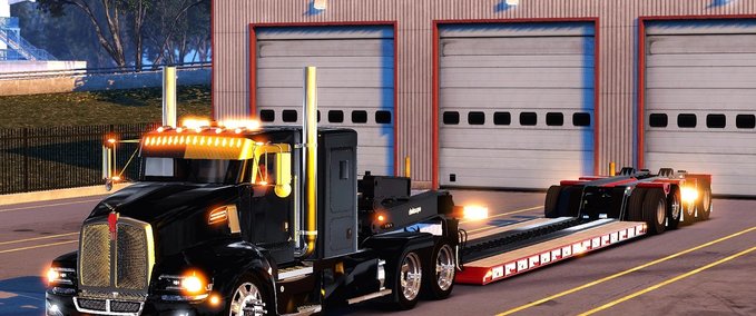 Trucks [ATS] New Kenworth Custom T600 Modular by Shaneke Games [1.40]  American Truck Simulator mod