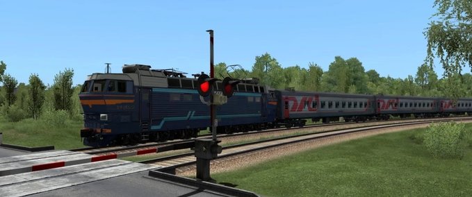 Mods Russische Züge für den russischen Teil der SCS Karte (DLCs benötigt) [1.40] Eurotruck Simulator mod