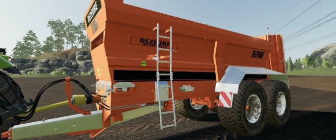 manure spreader Dezeure manure spreader Farming Simulator mod