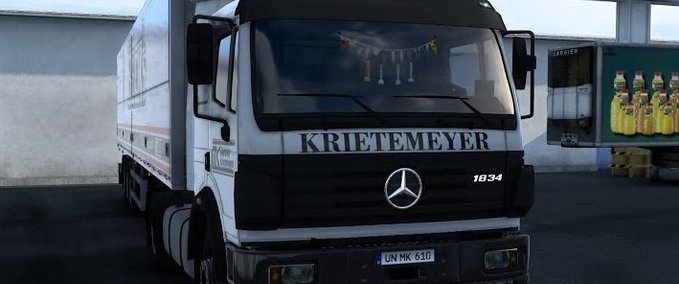 Trucks Mercedes Benz SK V8 Open Pipe [1.40] Eurotruck Simulator mod