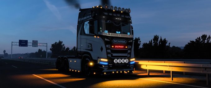 Trucks Flowing Water Turn Signal Lights [1.40] Eurotruck Simulator mod