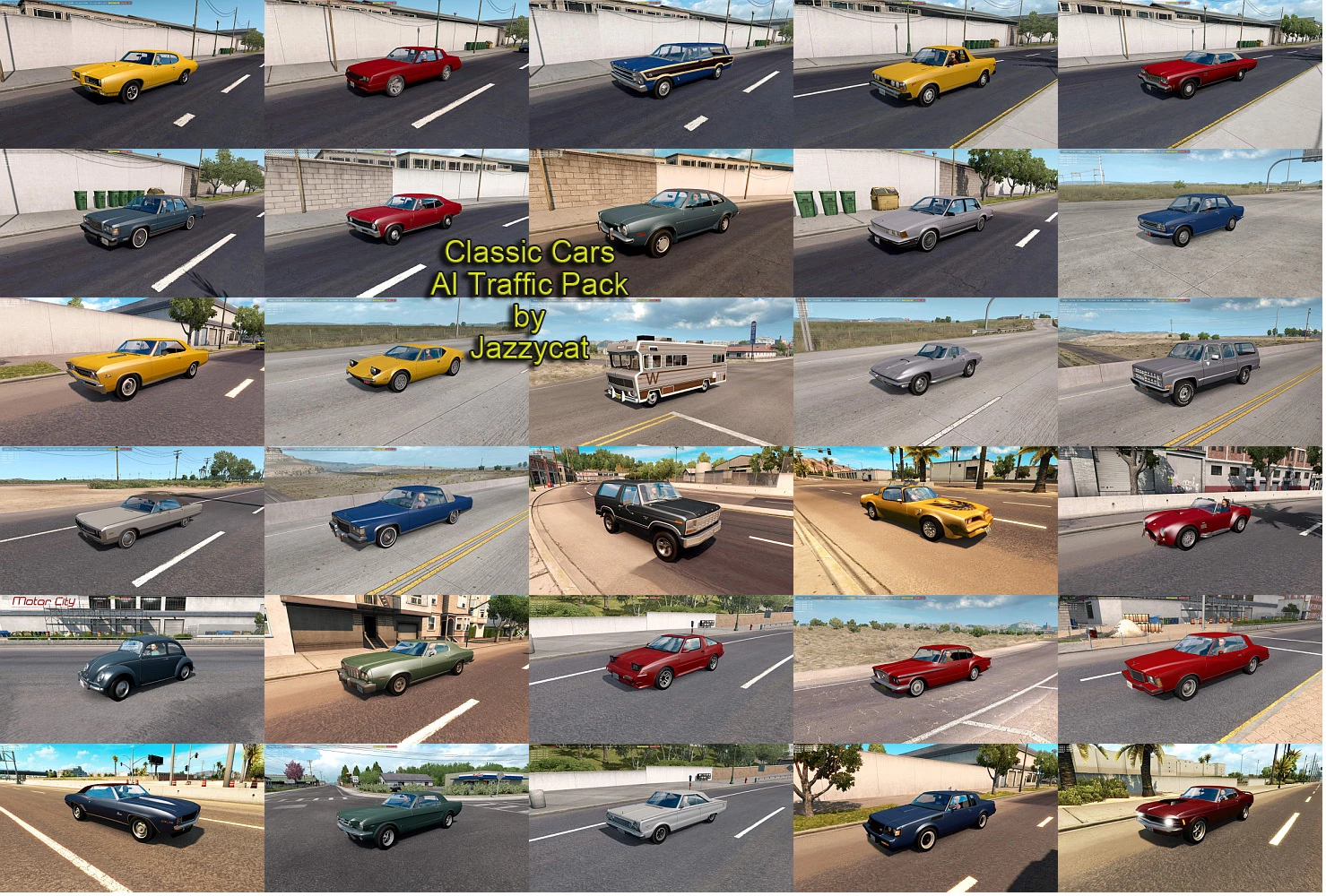 Classic Cars AI Traffic Pack by JC v2.7 1.33.x - Thumbnail 1