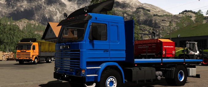 Scania Scania 113H Lkw mit Seitentüren Landwirtschafts Simulator mod