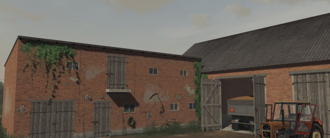 Objekte Gebäude Mit Kuhstall Landwirtschafts Simulator mod