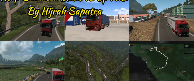 Sonstiges Karte "Sumatra Insel" - Update - 1.40 Eurotruck Simulator mod