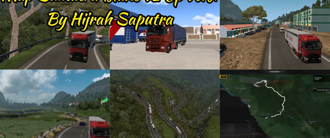 Other Map "Sumatra Island" - Update - 1.40 Eurotruck Simulator mod