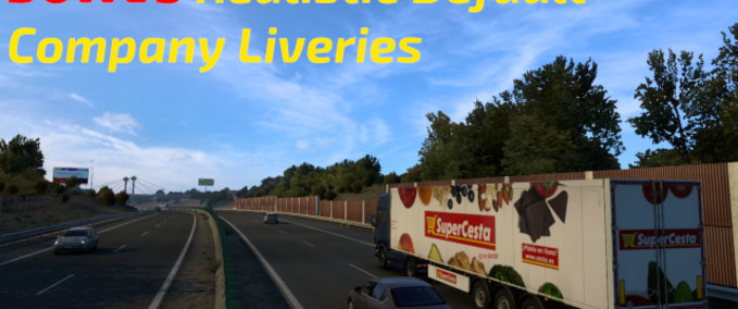Trailer Realistic Default Company Liveries [1.40] Eurotruck Simulator mod