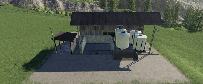 Gebäude Sperrholzproduktion Landwirtschafts Simulator mod