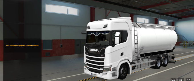 Trucks Scania NG (Eugene) Feldbinder KIP Rigid Addon 1.40.3 Eurotruck Simulator mod