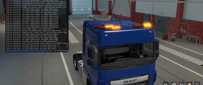 Trucks Kelsa Lightbars – Ecco Beacon Addon 1.40.x Eurotruck Simulator mod