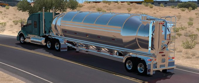 Trailer Besitzbarer Heil Superflo Pneumatic Tanker [1.40] American Truck Simulator mod