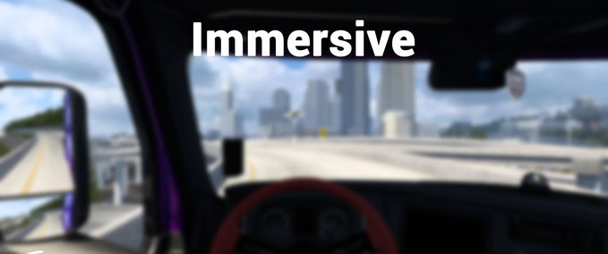 Trucks [ATS] Route Advisor Minimalist & Immersive  American Truck Simulator mod