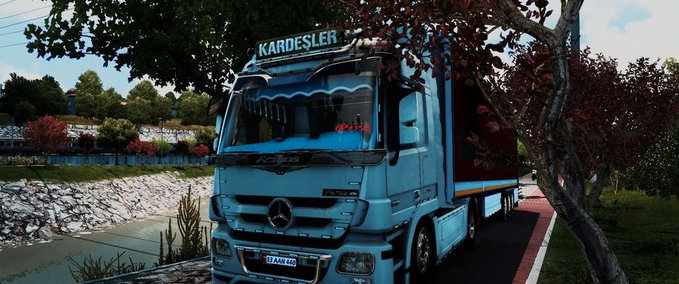 Trucks Mercedes Actros MP3 Eren Geckin Edit [1.40] Eurotruck Simulator mod